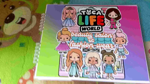 Toca boca beauty Salon and Fashion wear ( ready to play no need to cut) Quiet book for kids