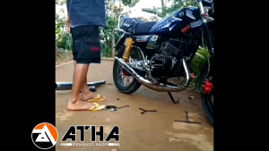 Knalpot RX King Spesial Kolong Cobra RCB Chrom