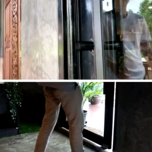 1 แถม CL CyberLock แผ่นเพลท สำหรับแผ่นเหยียบเปิดประตูบานสวิง FOOT PANEL PLAT ลดการใช้มือสัมผัสเชื้อโรค