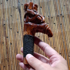 Gagang Mandau Motif Khas Suku Dayak