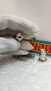 อารัตน์น็อตซิ่ง น็อตเสาคอท่อน็อตตัวเมียเงาๆใส่w.110i สแตนเลสขัดเงา เกรด304