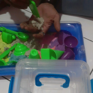 MAINAN PASIR PLUS CETAKAN MAGIC SAND UKURAN 1 KG