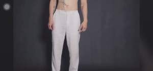 Quần đũi dài nam ống suông chất đũi linen không nhăn không xù lông không phai màu