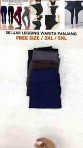 Llegging for women kain cotton / Free Size To 5XL / all ready stock di Malaysia