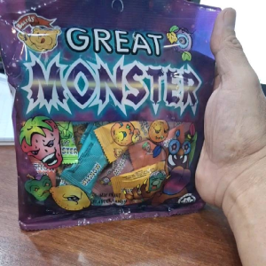 KẸO NGẬM HƯƠNG TRÁI CÂY GREAT MONSTER 100g – ĐỔI MÀU ĐẦY THÚ VỊ 100g
