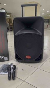 Speaker Portable Baretone BT-3H1515BWR Speaker Trolley BareTone 15"