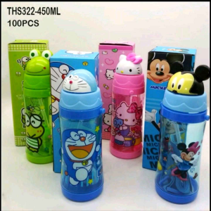 Botol Minum Kepala Karakter/Tempat Minum Anak/Termos karakter