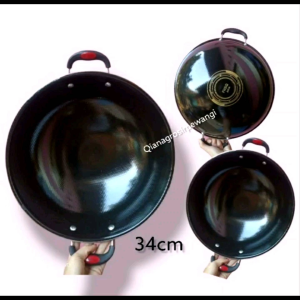 Wajan Pengorengan Katel Ukuran 34cm: Praktis & Tahan Panas