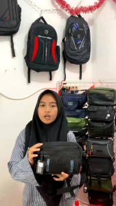 Sling Bag Pouch Pria Wanita PEGE Zekuto Tas Tangan 2in1 - PG 9089