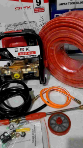 Steam Portable Power Sprayer 4Tak&2Tak +Selang 50meter+Gulungan selang
