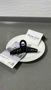 [Singapore] 13cm Frosted Black Hair Claw Clip Korean Style Hairpin Girl’s Hair Accessories