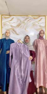 GAMIS PESTA TILE SQUEEN SPANGLE MIX SATIN CRISTAL//Gamis Pesta Terbaru dari Tangan Pertama