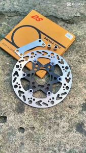 PIRINGAN CAKRAM DEPAN DS SUNSTAR 220MM PLUS BREKET PNP MIO SMILE MIO SPORTY MIO SOUL XEON LUBANG 4