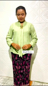 Kebaya Kartini Polosan Modern / Kebaya Murah Berkualitas Bahan Katun Mikro Premium / Kebaya Tradisional