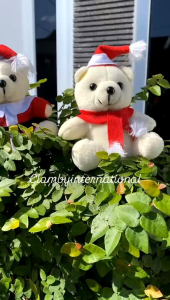 BONEKA SANTA CLAUSE BEAR NATAL / HIASAN NATAL /POHON NATAL GANTUNGAN HIASAN BONEKA / SOUVENIR NATAL