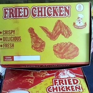 Kardus Fried Chicken Voil isi 25 pcs