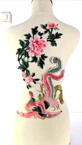 Bordir Burung Phoenix & Flower: Desain Unik dan Berkualitas