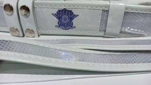 Kopel setelan lantas terbaru motif tawon lis kulit sintetis tahan kotor