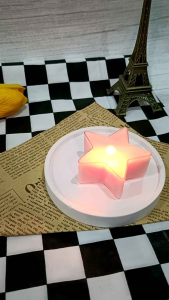 เทียนหอมรูปดาว ขนาด30g.ของขวัญปีใหม่ วาเลนไทน์ ของขวัญที่ระลึก คละกลิ่น