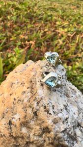 Natural | Genuine | Loveau Jewel | HQ Blue Topaz Earrings | Crystal Earrings | Gemstone | S925 Silver | Accessories | Jewelry