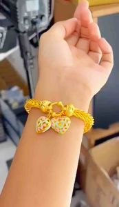 5บาท สร้อยข้อมือ ทอง ลงยา สีเสาตุ 50 บาท สร้อยข้อมือทอง 50 บาท