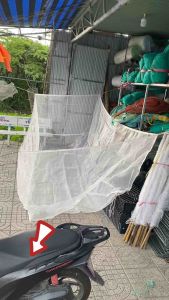 Vèo cước trắng dày vèo tôm giống kích cỡ 2 x4 2x 3 2 x 2m... cao 12m