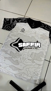 Baju Bola Anak Laki-laki Motif Peta Lengan Pendek Sport Outdoor
