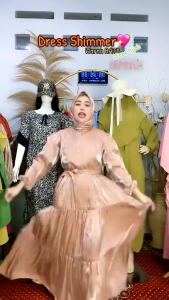 Bahan Premium untuk Dress Shimer Busui