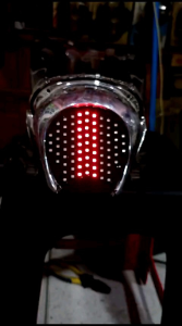 Lampu Running Scoopy Donat 2017-2019 6 TR 8 Mode Otomatis Tinggal Colok Bonus Lem