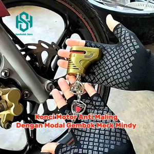 Gembok Cakram Anti Maling Mindy /konci gembok motor