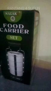 Nagako Rantang Catering Stainless Steel Susun 4 Tingkat 14cm | Rantangan Stenlis