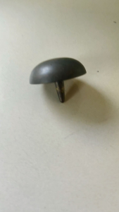 Paku Pines Kuningan Motif Bulat Polos Antik 45 cm 1 Pcs