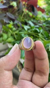 CINCIN BATU ANGGUR LAVENDER SUPER MEWAH MINIMALIS