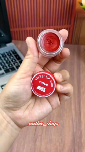 NOVO ลิปตลับเนื้อแมทมูส นุ่มลื่นติดทน เนื้อเป็นมูสนุ่มลื่น