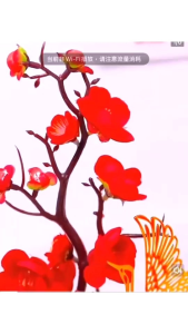 Pajangan Kue Bunga Plum Blossom & Dekorasi Imlek