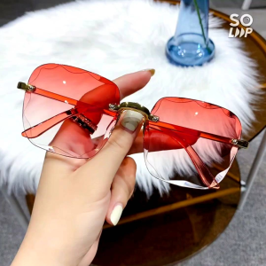 Fashion Rimless Beach Gradients Sunglasses Best Seller