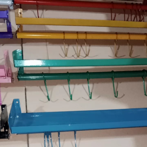 Rak Bumbu Dapur 10 Warna Logam Besi Asli