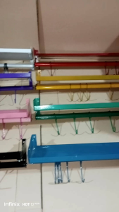rak dingding dapur/rak bumbu tempel 50cm kokoh dan kuat