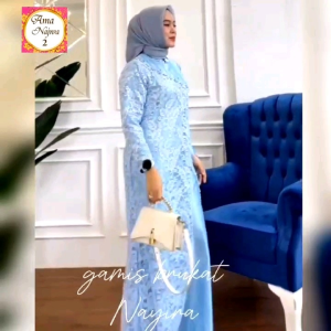 A2 DRESS BROKLAT NAYIRA DRESS PESTA KONDANGAN BEST SELLER DRESS GAMIS MAXI MIDI TERLARIS GAMIS DRESS MAXY JEANS BY AMA