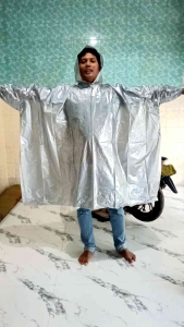 jas hujan bahan PVC karet di jamin kuat dan awet