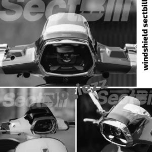Windshield Vespa Sprint Visor Sprint Original Sectbill Export Quality Carbon