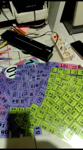 NOMOR ANGKA 1 SD 100 + LAMINATING UKURAN 5 X 5 CUSTOM