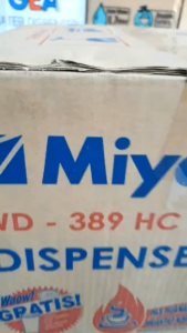 Dispenser Miyako Hot And Cool Galon Atas Baru Bergaransi Resmi