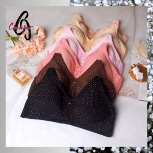 Cotton Thin Sponge Wireless Bra Adjustable Strap 34~46 BCD Cup