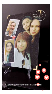 Personalized Photo Sintra board A4 size