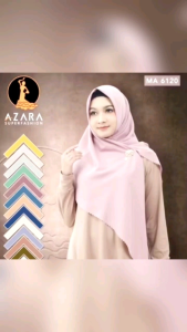 HIJAB SYARI AZARA LASERCUT SEGIEMPAT BAHAN DIAMOND CREPE 130X130 CM JILBAB UKURAN JUMBO KERUDUNG SYARI