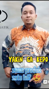 kemeja batik solo pria katun halus premium full furing kode 075