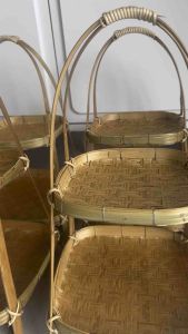 ชั้นสานไม้ไผ่ #จัดเบรค #จัดอาหาร #โชว์สินค้า