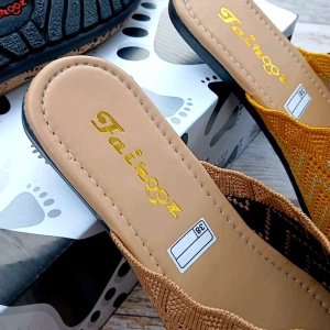 Fairooz - Sepatu Wanita Flat Shoes Rajut Import NEW MOTIF TASYA