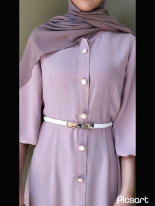 Shamira Long Dress (No Belt) Fashion Muslim Pakaian Muslim Dress Formal